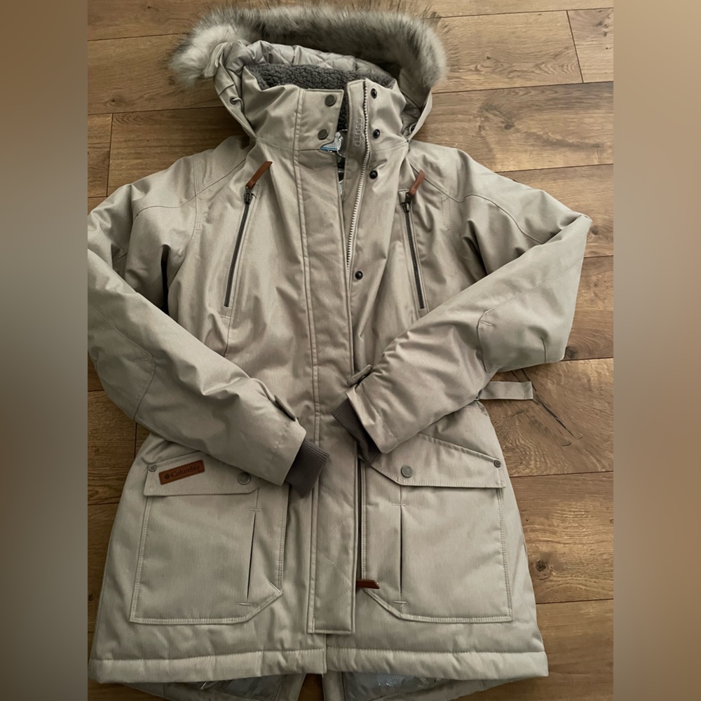 NWOT Columbia Coat Barlow Pass 550 Tur-boDown Omni Heat - Hooded Puffer Sz M - Picture 13 of 16